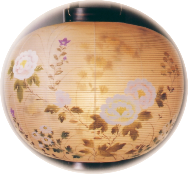 銘木黒檀絹二重絵入桐箱入（木製・電気コード式）