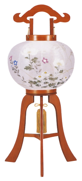 萩の香10号絵入(木製・電気コード式)