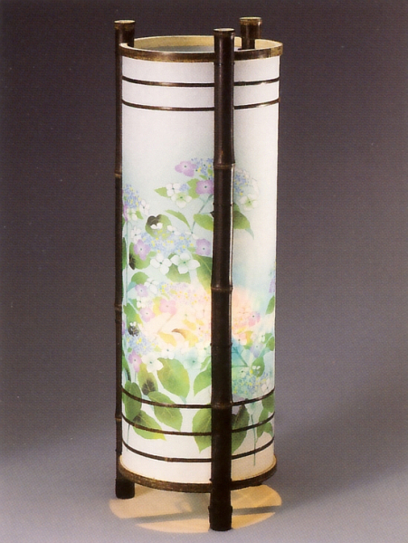 紫陽花(木製・電気コード式)