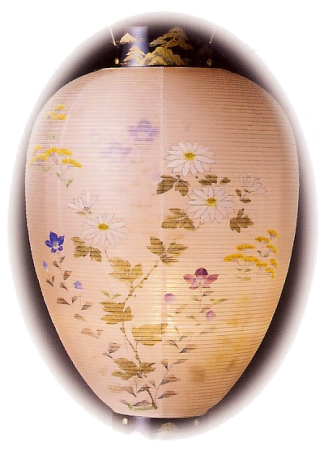 別選蒔絵絹二重絵入風鎮付（木製・電池式）