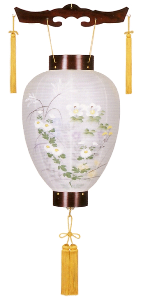 別選ワイン塗絹二重絵入手房付(木製・電池式)