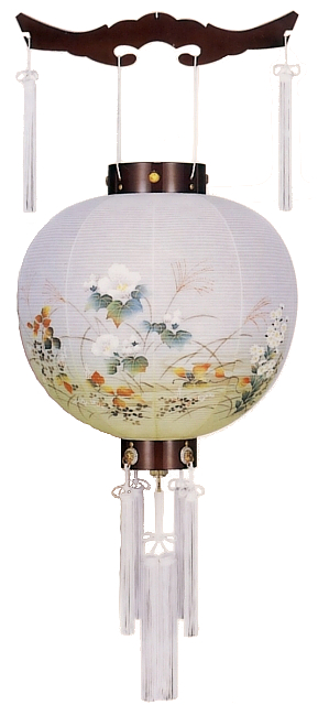 御殿丸欅調13号絵入(プラスチック製・電池式)