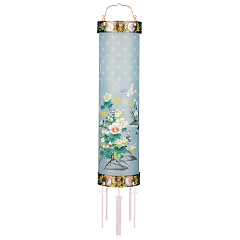 盆提灯: 住吉菊蒔絵絵入（ロウソク）