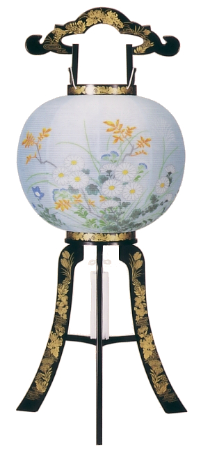 花印蒔絵絵入廻転(プラスチック製・電気コード式)
