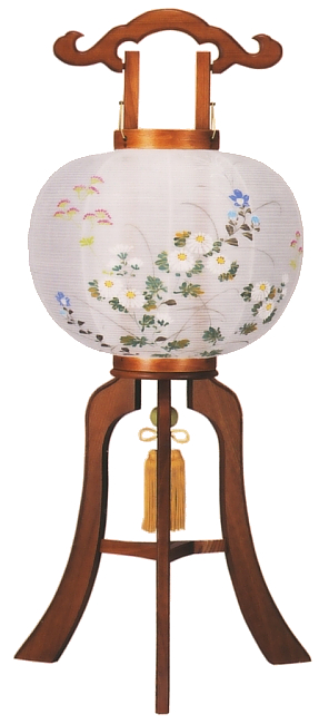 雅木目大11号絹描き絵廻転(木製・電気コード式)