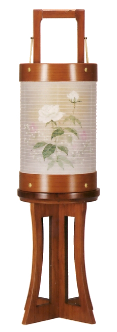 秋霊燈 凛(木製・電気コード式)