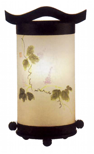 回忌灯　手描き絵　10号　葛（電池式・LED仕様）