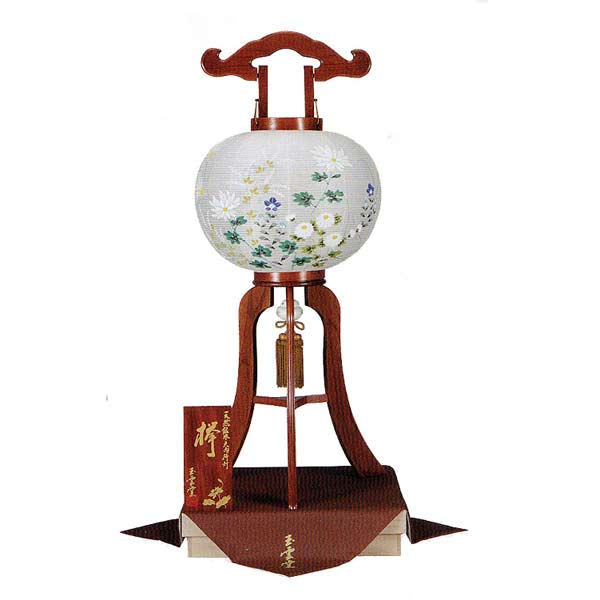 銘木欅絹二重絵入桐箱入
