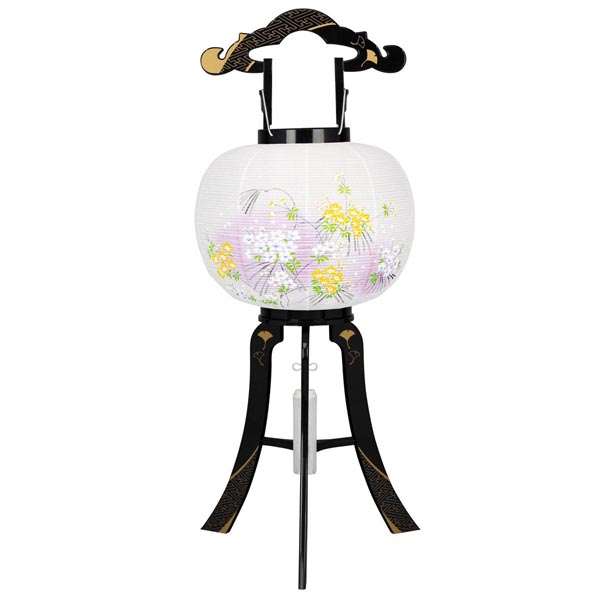 花印 綾型蒔絵 絵入 プラスチック製 電気コード式