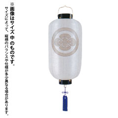 盆提灯: 門提灯 絹 電池式（コードレス：LED仕様） 木製【家紋入代込】
