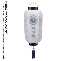 盆提灯: 門提灯 絹二重 鳳凰 電池式（コードレス：LED仕様） 木製【家紋・名入代込】