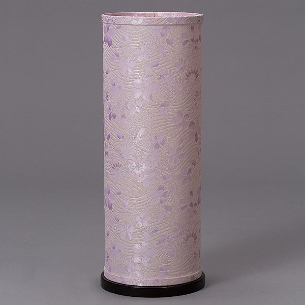 盆提灯 美山 金襴ベージュ 桜流水 詳細画像 美山 盆提灯 金襴ベージュ 桜流水 詳細画像