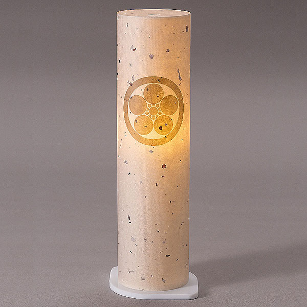 きなり ワーロン紙 電池式（コードレス：LED仕様） 【家紋入代込】