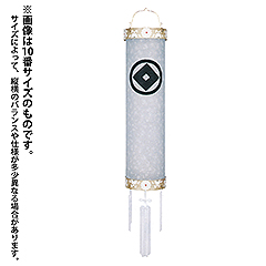 盆提灯: 住吉 上柾紋天 紙張り 紙製 電気コード式 【家紋入代込】