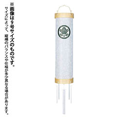 盆提灯: 住吉 柾紋天 白木目 神道用 木製 電気コード式 【家紋入代込】