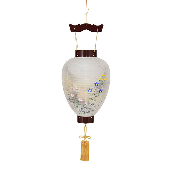 壺型 ワイン 絹二重 絵入 プラスチック製 電池式（コードレス：LED仕様）