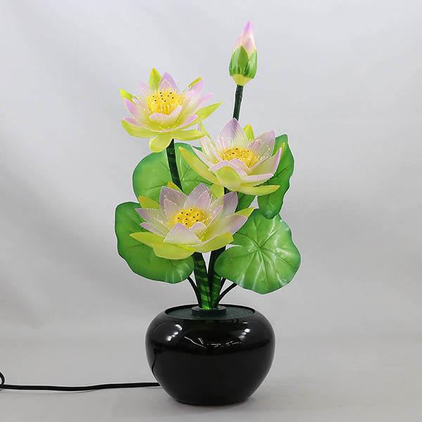 岐阜光雲（安藤）　 盆提灯　グランドルミナス LED ハスの華　詳細画像