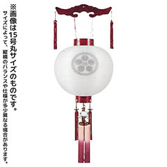 盆提灯: 桜 絹二重 無地 木製 電池式（コードレス：LED仕様） 【家紋入代込】