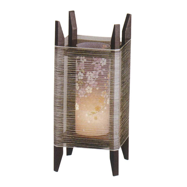 絹の舞 桜 電気コード式 【組立不要】