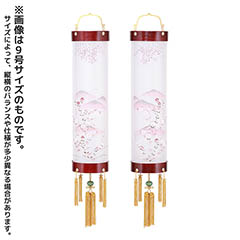 住吉 美吉野 絹二重 対絵 (一対入り) 木製 電気コード式