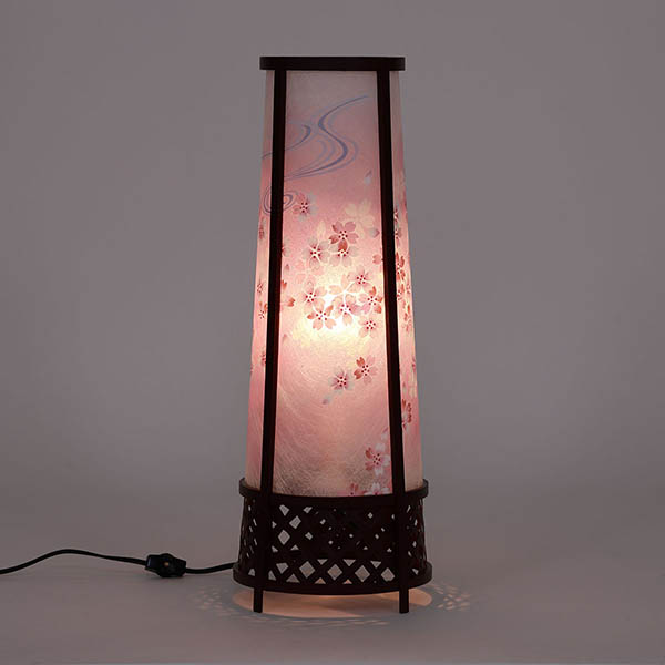 盆提灯 玉雲堂 竹蘭 8号 桜 詳細画像 玉雲堂 盆提灯 竹蘭 8号 桜 詳細画像