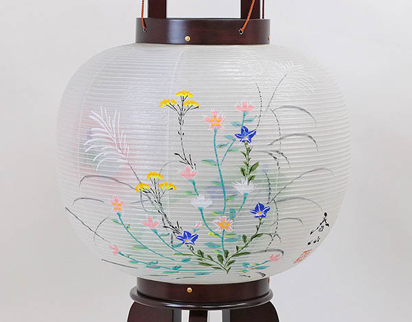 盆提灯 井上為吉 行灯 桜 絹二重 優美 対柄 (一対入り) 詳細画像 井上為吉 盆提灯 行灯 桜 絹二重 優美 対柄 (一対入り) 詳細画像