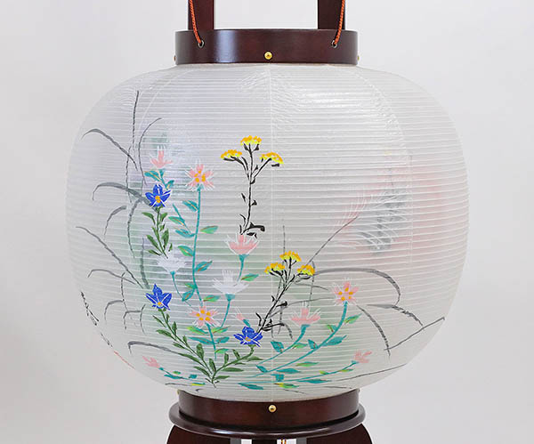 盆提灯 井上為吉 行灯 桜 絹二重 優美 対柄 (一対入り) 詳細画像 井上為吉 盆提灯 行灯 桜 絹二重 優美 対柄 (一対入り) 詳細画像