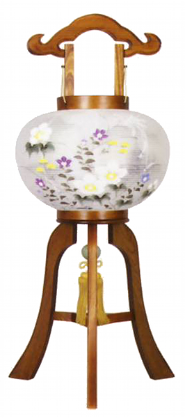 雅木目10号絹二重絵入（電気コード式）