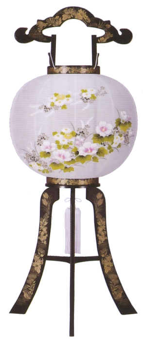 花印蒔絵絵入廻転（電気コード式・プラスチック製）
