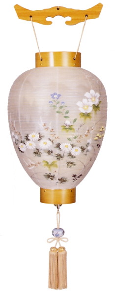 別選竹絹二重絵入風鎮付（電池式・LED仕様）