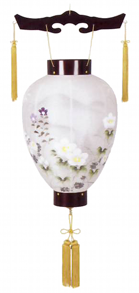 別選ワイン塗絹二重絵入手房付（電池式・LED仕様）