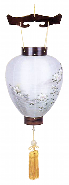 特選　黒檀　嵯峨　絹二重（電池式・LED仕様）