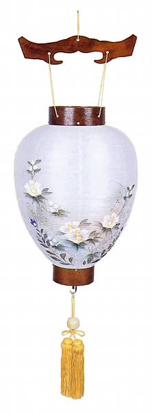 特選　本けやき　仙華　絹二重（電池式・LED仕様）