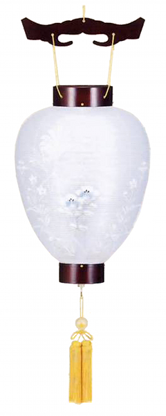 紫檀調　潮風　絹絵（電池式・LED仕様）