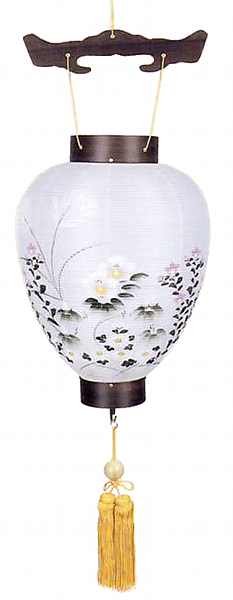 特選　焼杉　草原　絹絵（電池式・LED仕様）