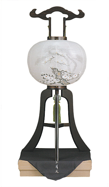 総黒檀 五葉松 11号W 絹二重(電気コード式)