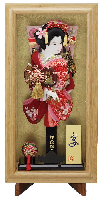 本竹額飾り　宴