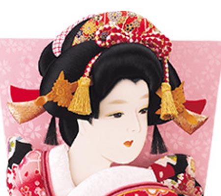 縮緬押絵板　しおり　浅妻