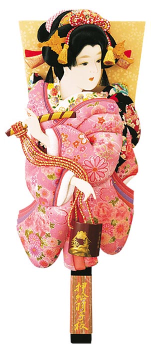 縮緬押絵板　しおり　汐汲
