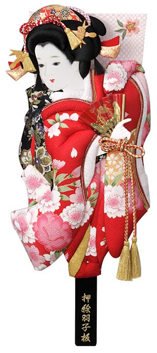 友禅正絹押絵板　京染正絹振袖　道成寺