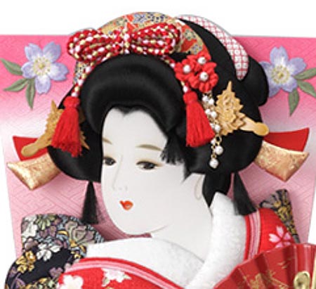 友禅正絹／縮緬友禅押絵板　あやか　道成寺