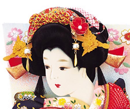 正絹絞り押絵板　極上はるな　道成寺