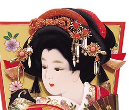 正絹押絵板　新正絹振袖　道成寺