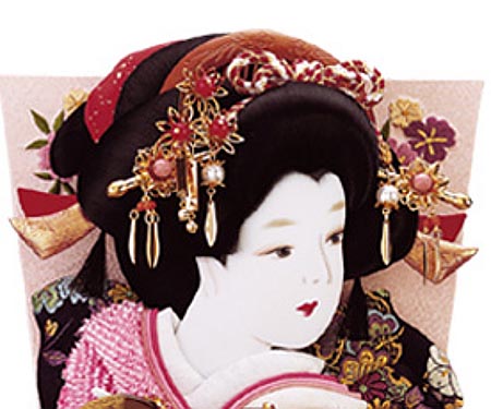 正絹絞り／金彩刺繍押絵板　極上正絹振袖　浅妻