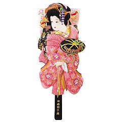 正絹絞り押絵板　極上はるな　藤娘