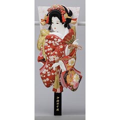 友禅正絹／縮緬友禅押絵板　あやか　道成寺