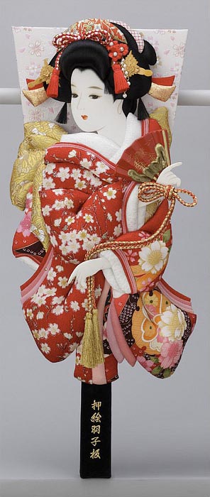 友禅正絹／縮緬友禅押絵板　あやか　道成寺