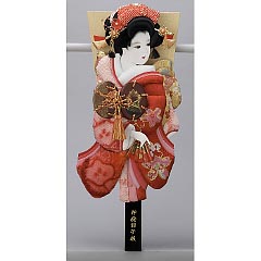 正絹絞り／金駒刺繍押絵板　絢爛　浅妻