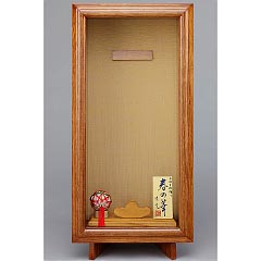 塗桐額飾り　春の華
