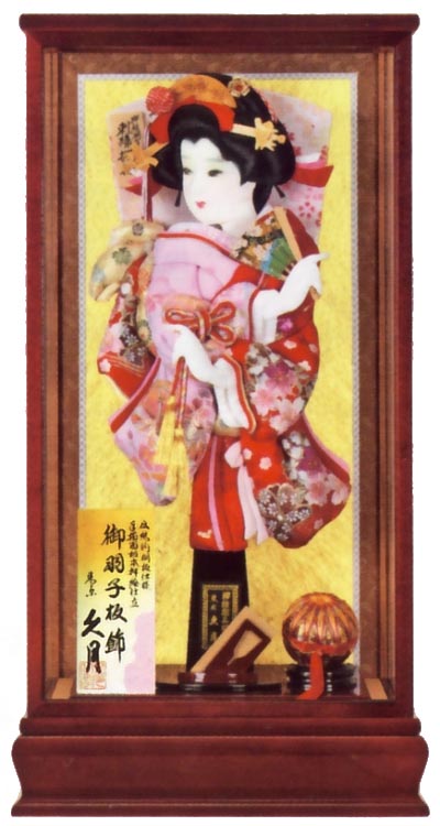 金彩振袖 茶塗ケース